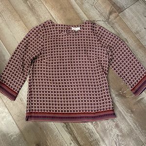 KENAR silky printed top